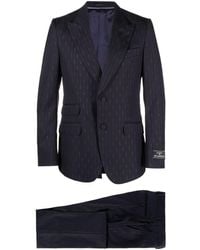 Gucci - GG Monogram Single-breasted Suit - Lyst