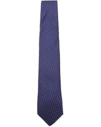Canali - Geometrisch gemusterte Krawatte - Lyst