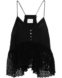 Isabel Marant - Sogane Broderie-anglaise Top - Lyst