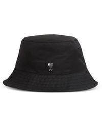 Ami Paris - Logo Bucket Hat - Lyst
