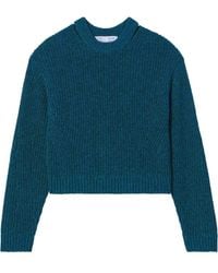 Proenza Schouler - Cut-Out Rib-Knit Jumper - Lyst