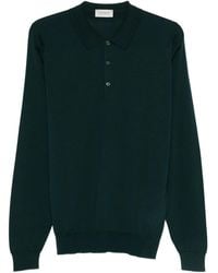 John Smedley - Long-Sleeve Polo Shirt - Lyst