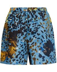 Fendi - Shorts Met Abstracte Print - Lyst