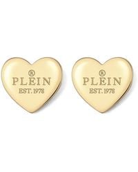 Philipp Plein - Rocked Heart Earrings - Lyst