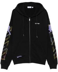 Off-White c/o Virgil Abloh - Arrows-Print Zip-Up Hoodie - Lyst