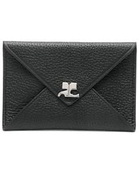 Courreges - Logo-Plaque Envelope Cardholder - Lyst