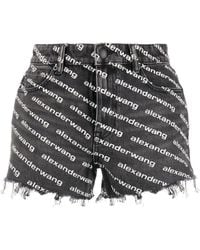 Alexander Wang - コットンデニムショートパンツ - Lyst