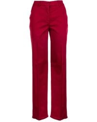 Via Masini 80 - Button-Fastening Trousers - Lyst