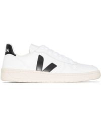 Veja - V-10 Leather Low-top Sneakers - Lyst