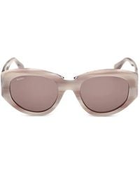 Max Mara Eyewear - Oval-Frame Sunglasses - Lyst