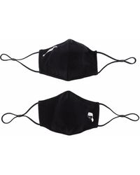 Karl Lagerfeld - K/protect Ikonik Set Of Two Face Masks - Lyst