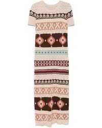 Fortela - Crochet Maxi Dress - Lyst