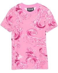 Versace Jeans Couture - Printed T-Shirt - Lyst