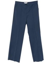 Marina Rinaldi - Piroghe Pressed-Crease Straight-Leg Trousers - Lyst