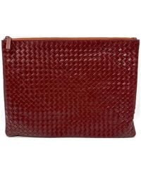 Dragon Diffusion - Woven-Zip Clutch Bag - Lyst