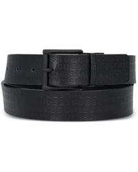 Guess - Logo-Embossed Buckle Belt - Lyst