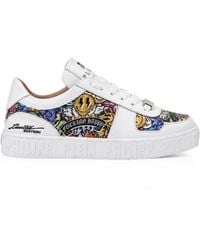 Philipp Plein - Mirror Smile Graphic-Print Sneakers - Lyst