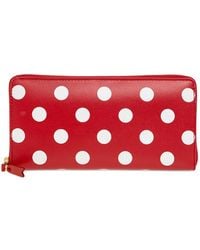 Comme des Garçons - Polka-Dot Leather Wallet - Lyst