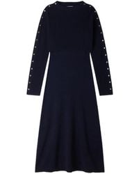 Sandro - 2-In-1 Knit Maxi Dress - Lyst