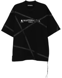 MASTERMIND WORLD - Logo-Print Panelled T-Shirt - Lyst