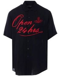 Vivienne Westwood - Open 24 Hours Bowling Short-Sleeve Shirt - Lyst