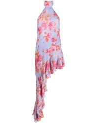 ANDAMANE - Asymmetrisches Kleid mit Blumen-Print - Lyst