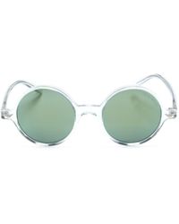 Emporio Armani - Round-frame Sunglasses - Lyst