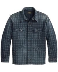 RRL - Giacca-Camicia A Quadri - Lyst