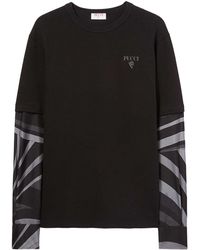 Emilio Pucci - T-Shirt mit Iride-Ärmeln - Lyst