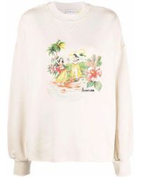 Palm Angels - X Moncler Tropical-Print Sweatshirt - Lyst