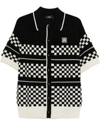 Amiri - Chemise En Résille À Carreaux - Lyst