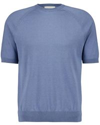 Piacenza Cashmere - Kurzärmeliger Pullover - Lyst