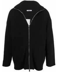 Valentino Panther-print Wool Varsity Jacket in Black for Men - Lyst
