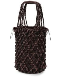 Alysi - Geknoopte Mesh Schoudertas - Lyst