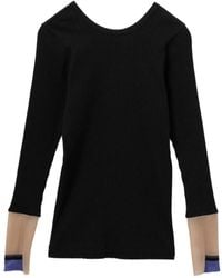 Toga - Top De Canalé De Manga Larga - Lyst