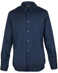 Moorer - Buttoned Long-Sleeved Shirt - Lyst