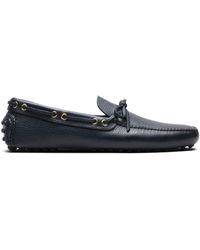 Car Shoe - Grained-leather Driving Shoes - Lyst