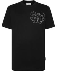 Philipp Plein - Wire Frame Cotton T-Shirt - Lyst