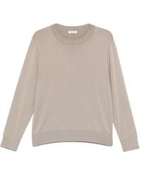 Sandro - Crew-Neck Long-Sleeve Sweater - Lyst