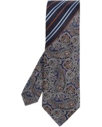 Etro - Patchwork Silk Tie - Lyst