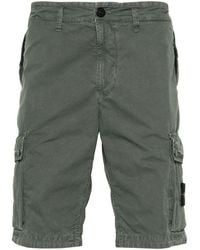 Stone Island - Compass-Badge Cargo Shorts - Lyst