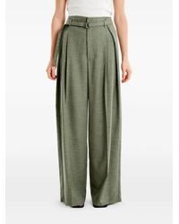 ViCOLO - Belted Pleated Trousers - Lyst