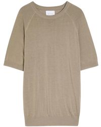 Raith - Riera Raglan-Sleeve Knitted T-Shirt - Lyst