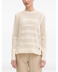 Helly Hansen - Portofino Open-Knit Striped Sweater - Lyst