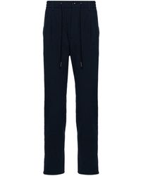 Tagliatore - Drawstring Cotton Trousers - Lyst