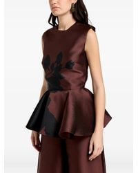 Marques'Almeida - Oberteil Mit Blumen-Print - Lyst