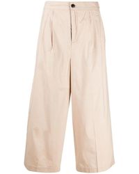 Woolrich - Elasticated-Waist Cropped Trousers - Lyst