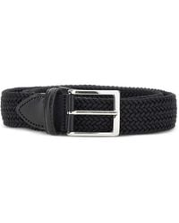 Athison - Braided Leather-Trim Belt - Lyst