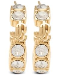 Jimmy Choo - Boucles D'Oreille À Ornements En Cristal - Lyst