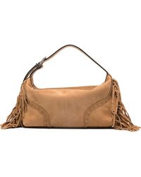 Ermanno Scervino - Candy Duffle Fringe Leather Shoulder Bag - Lyst